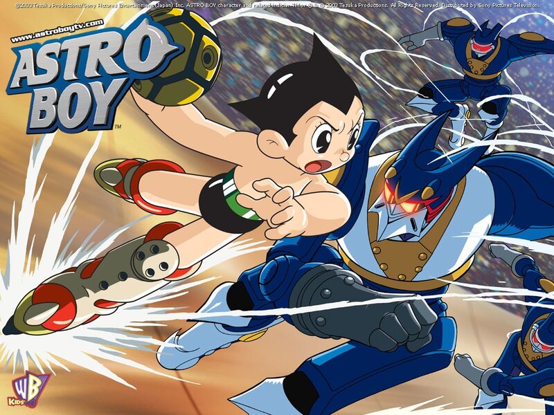 Astro Boy Fighting Robots — Blue