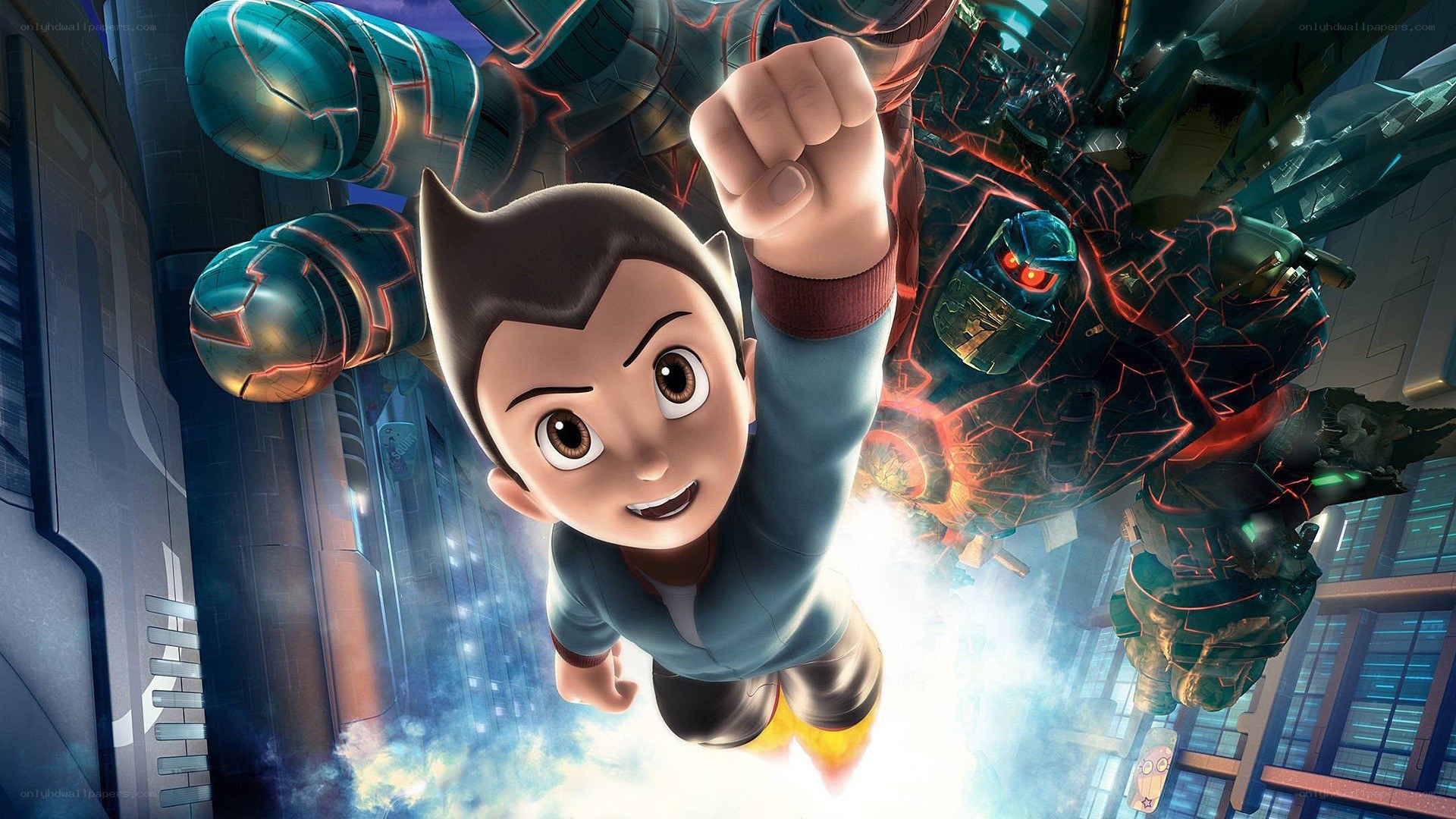 Astro Boy in action