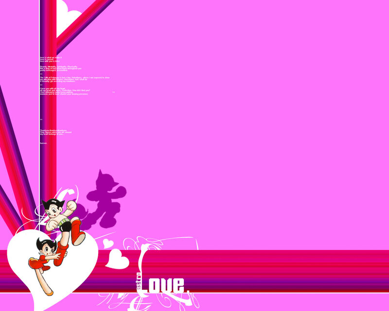 Astro Boy Valentine's Day wallpaper