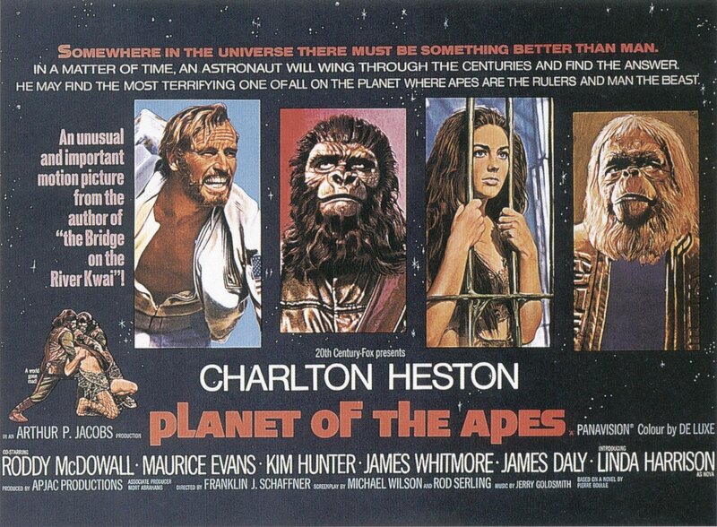 Astronaut and Apes