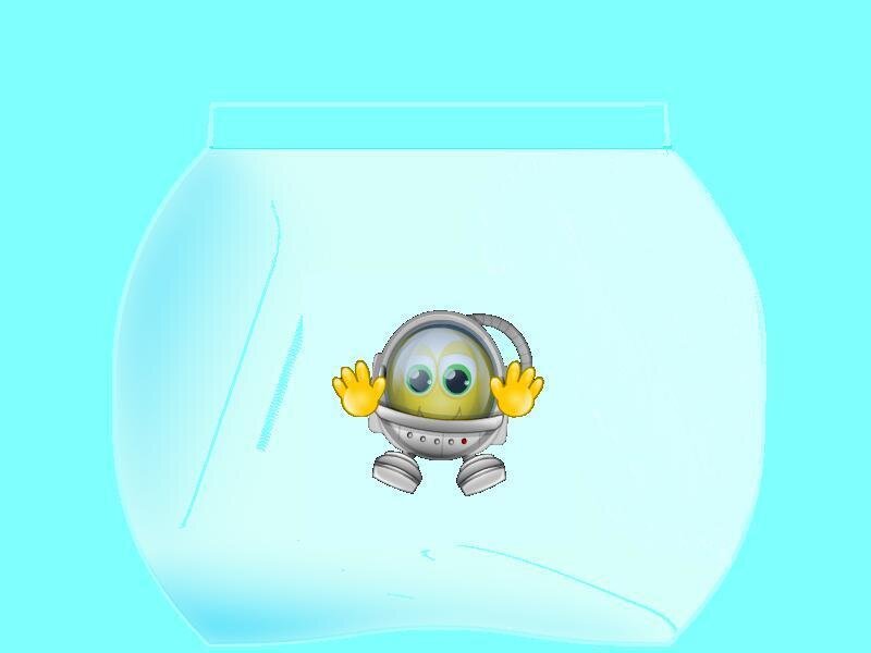 astronaut fish in a bowl