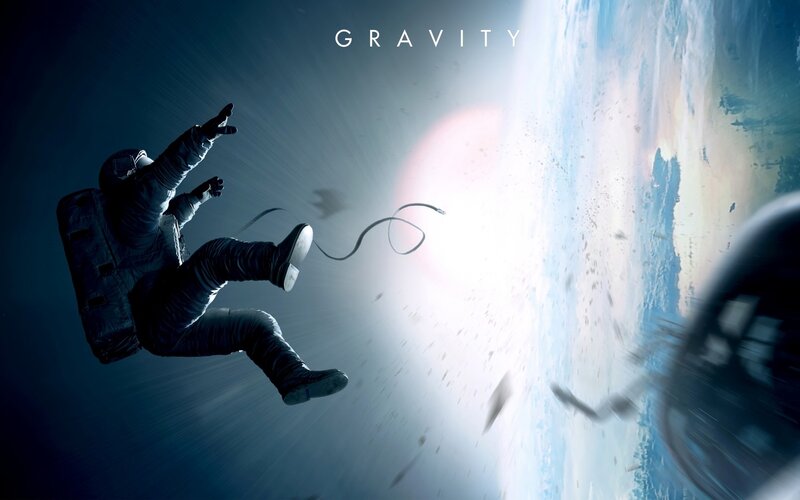 Astronaut Floating in Space — Blue, Dramatic, Digital Art, Earth