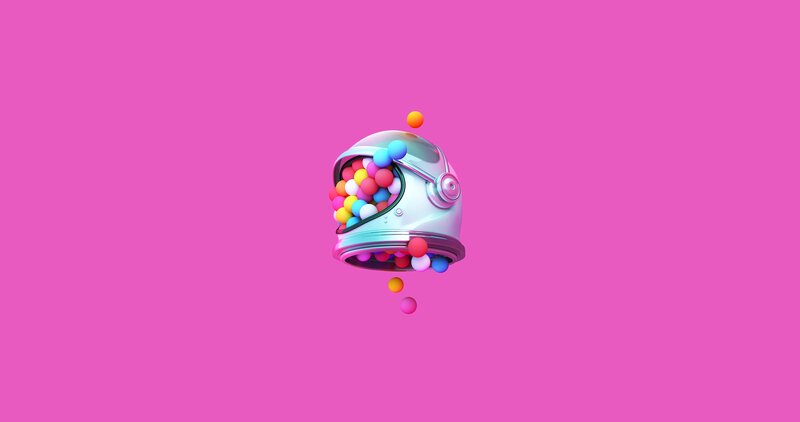 Astronaut Helmet with Balls