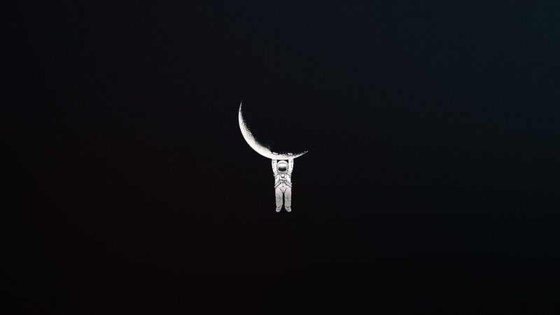 Astronaut Holding Moon