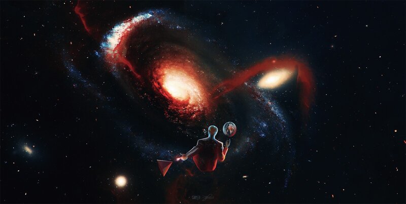 Astronaut Holding Planet