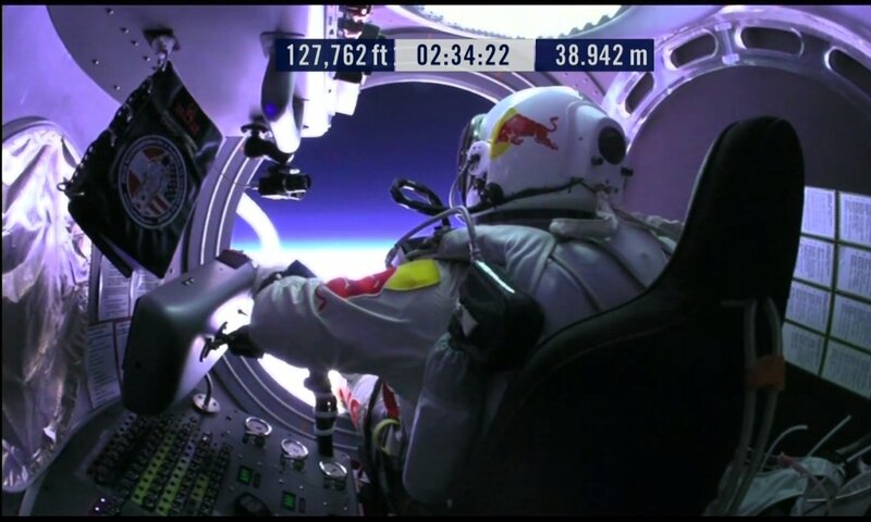 Astronaut in Capsule — White, Dramatic, Photograph, Space Suit, Capsule Interior