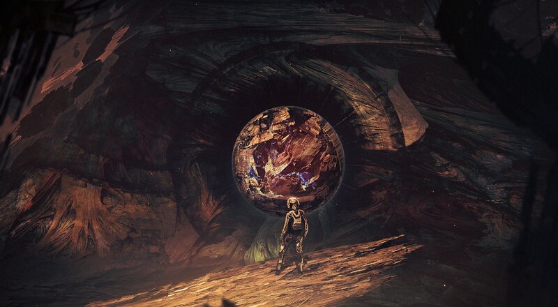 Astronaut in Cave