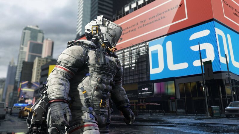 Astronaut in City