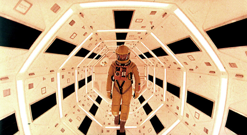 Astronaut in Corridor
