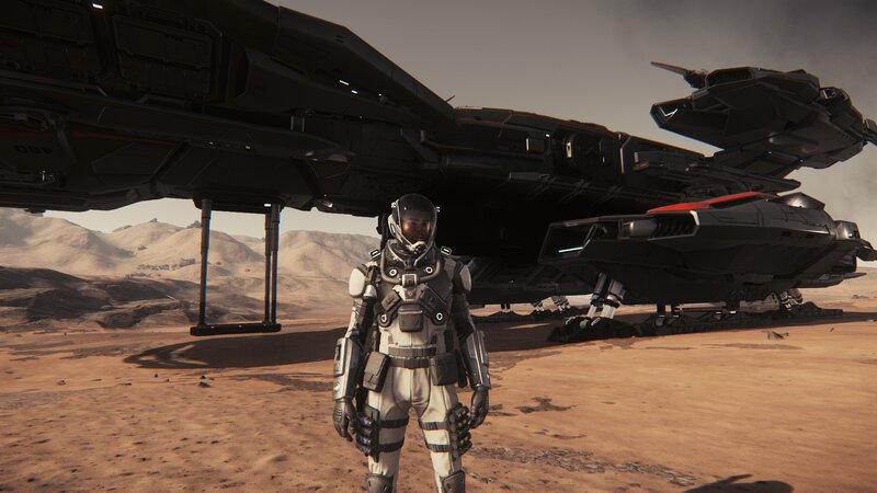 Astronaut in Desert — Brown