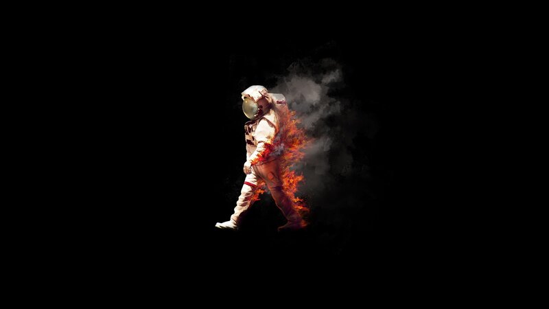 Astronaut in Flames