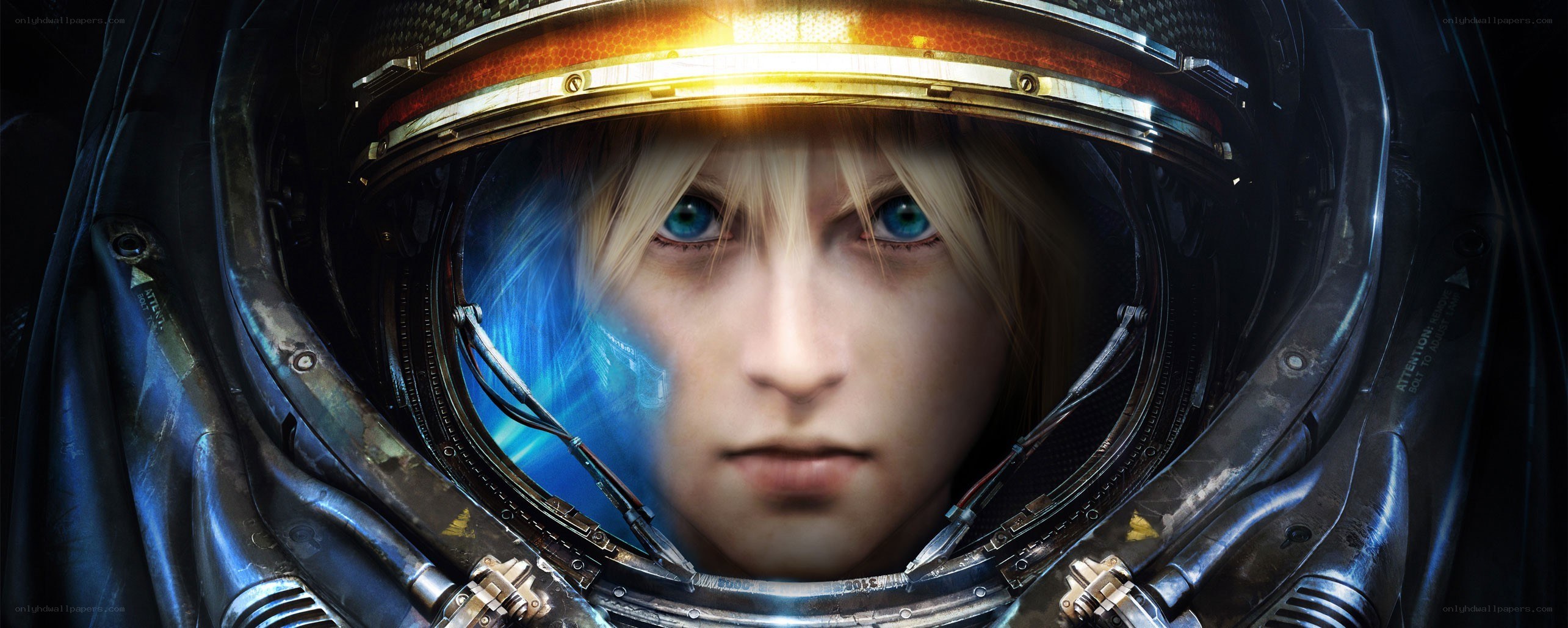 astronaut in helmet