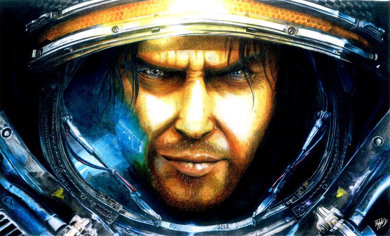 astronaut in helmet portrait