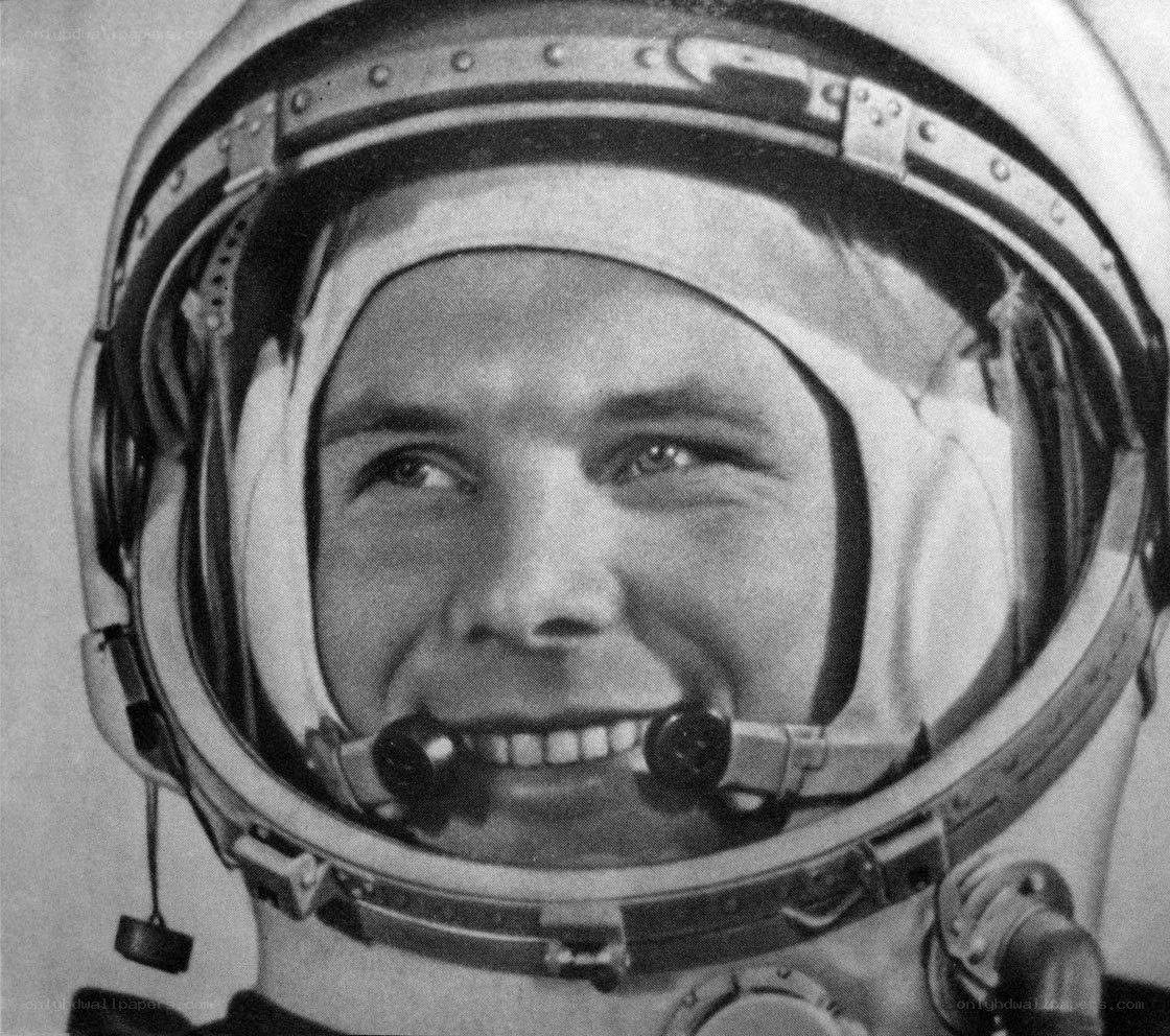 astronaut in helmet portrait