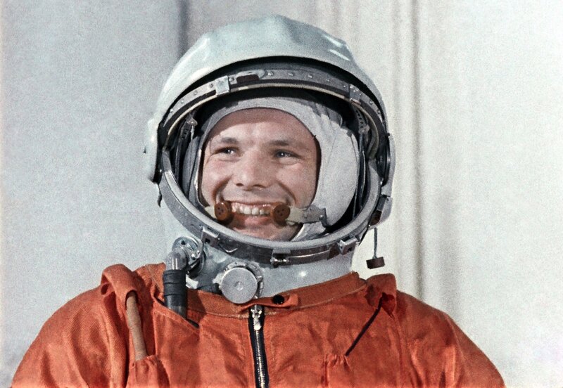 Astronaut in Orange Suit — Calm