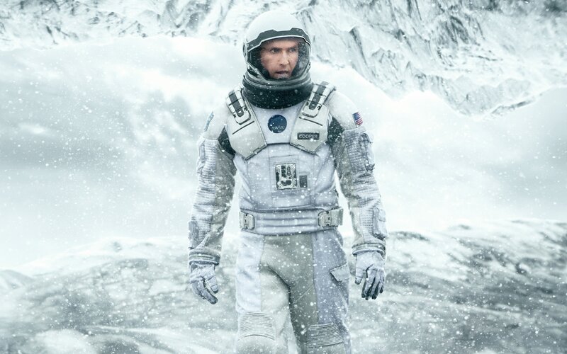 Astronaut in Snowstorm