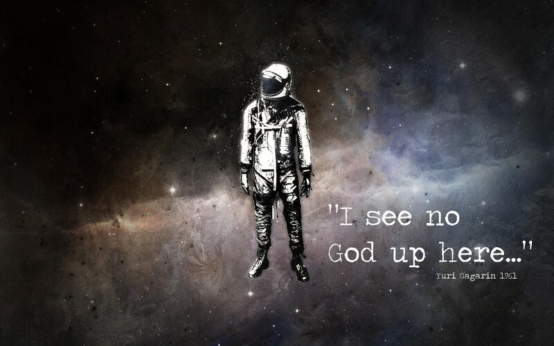 astronaut in space