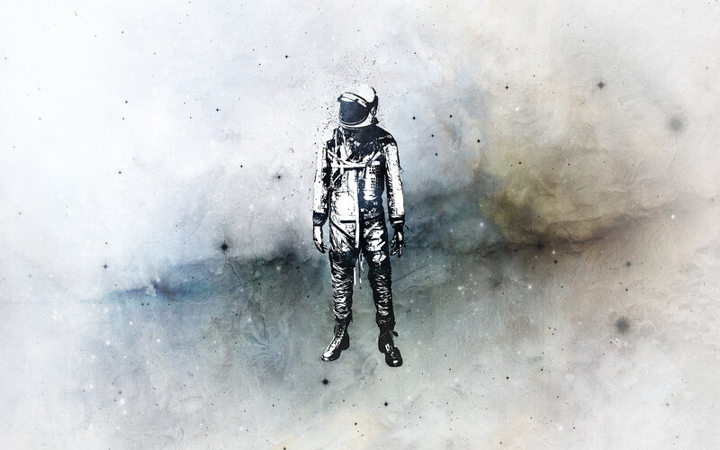 astronaut in space