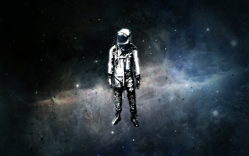 astronaut in space