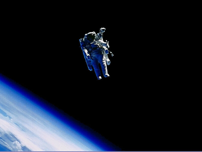 Astronaut in space