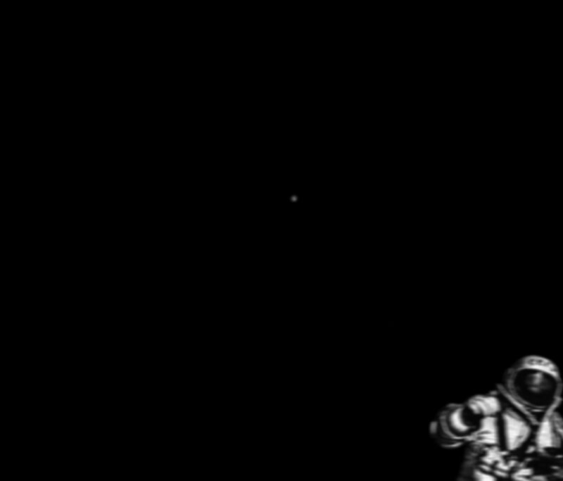 astronaut in space
