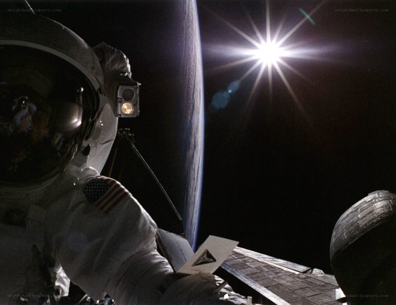 astronaut in space