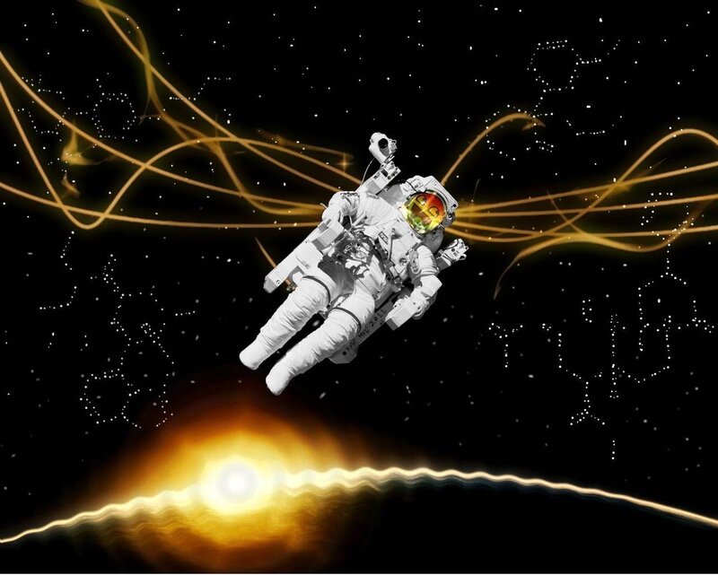 Astronaut in space