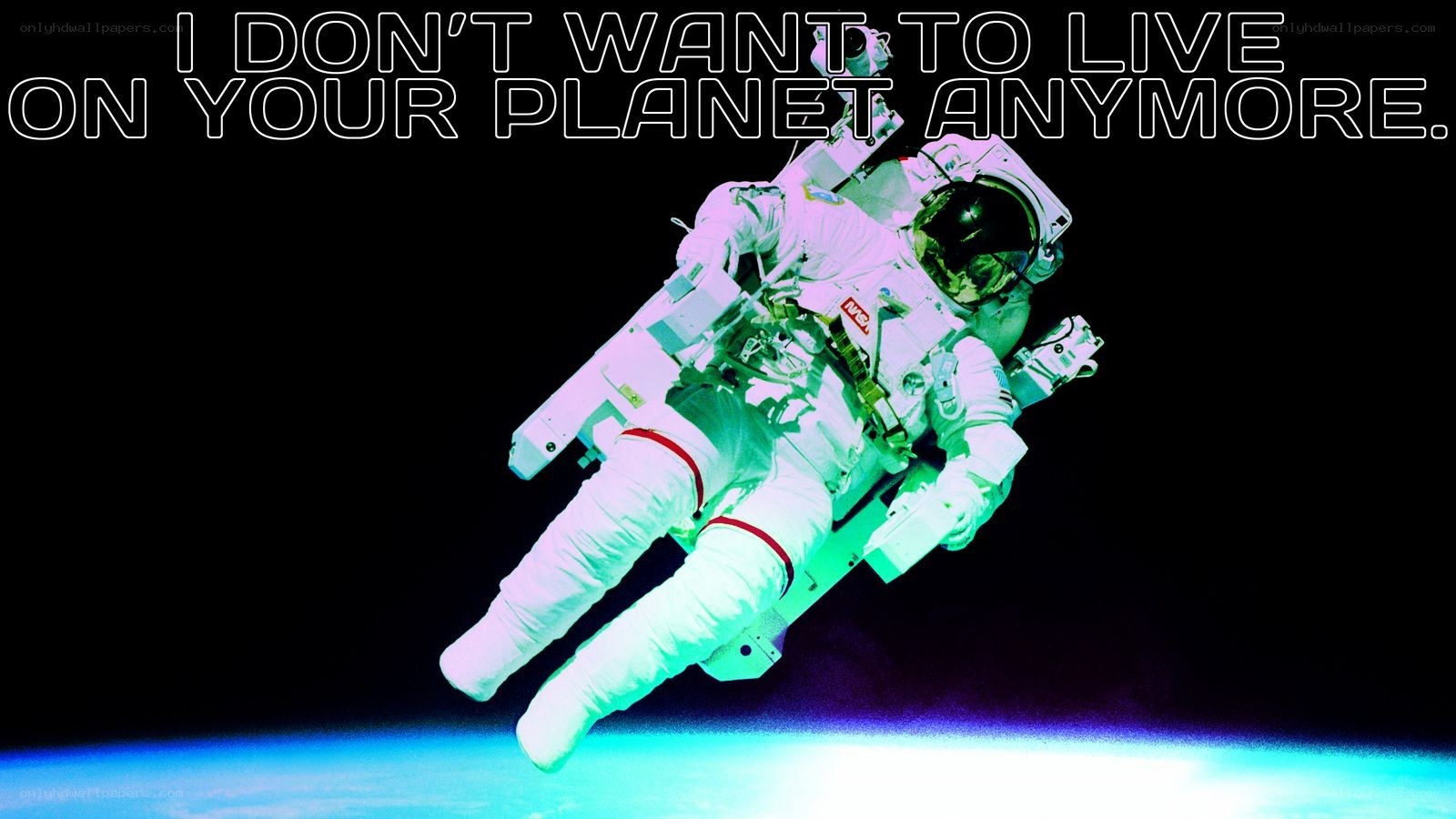 astronaut in space