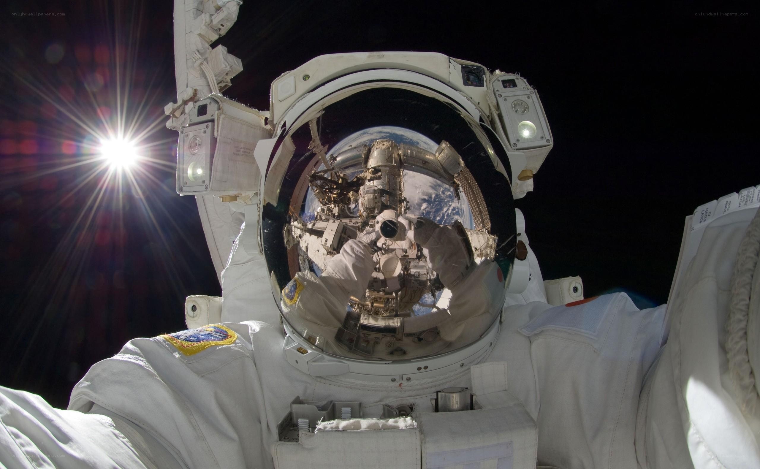Astronaut in space