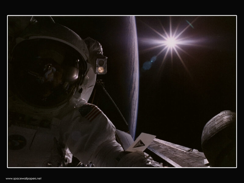 Astronaut in space