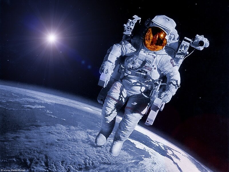 Astronaut in space