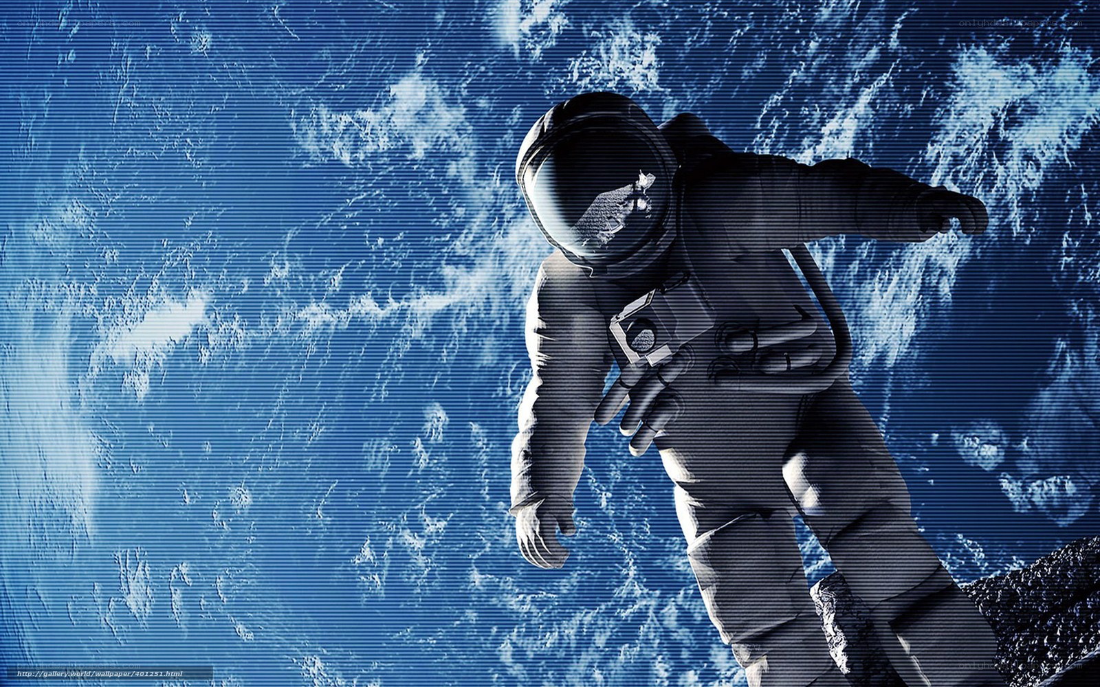 Astronaut in space