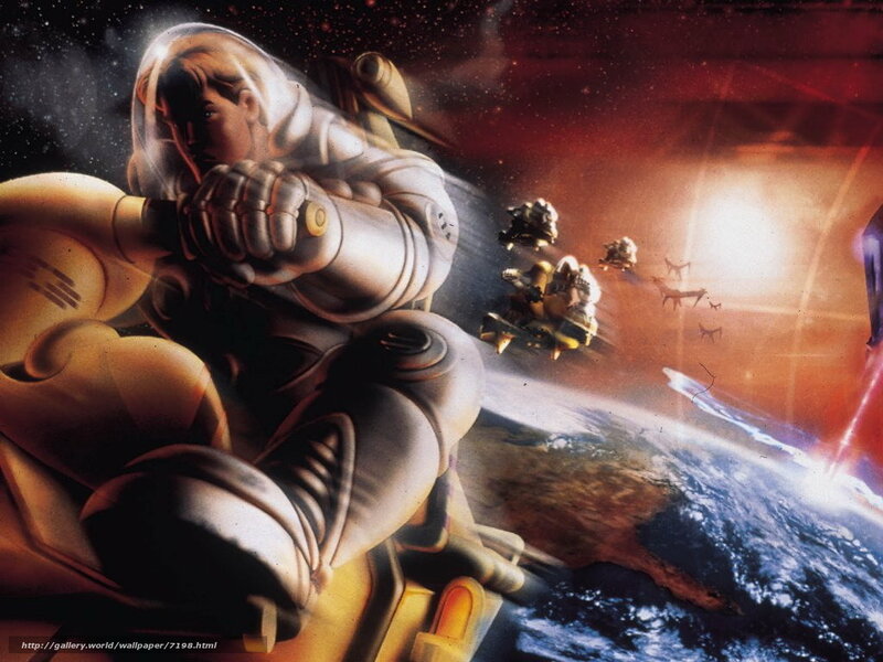 astronaut in space battle