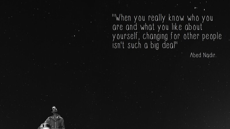 Astronaut in Space — Black, Contemplative