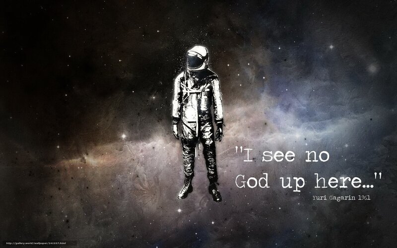 Astronaut in Space — Black, Dramatic, Night, Digital Art, Stars