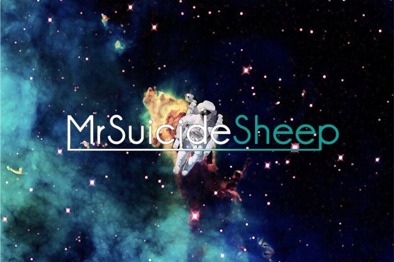 Astronaut in Space — Blue, Cosmic