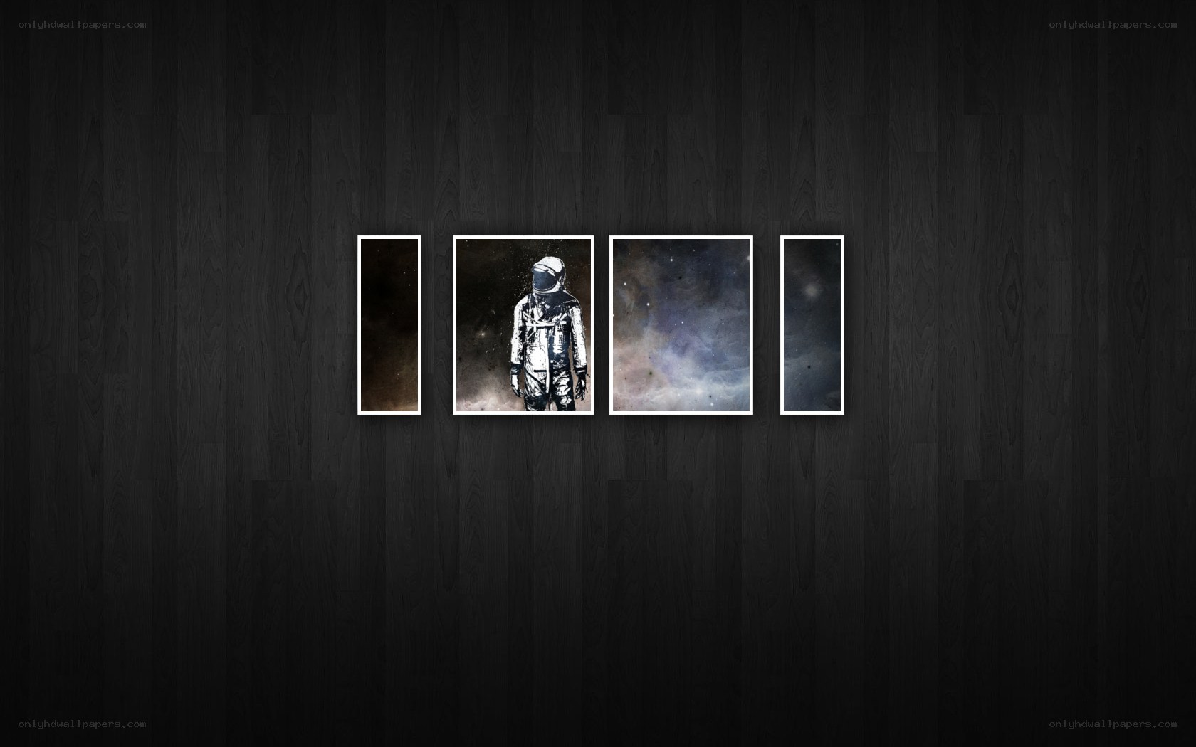 astronaut in space collage