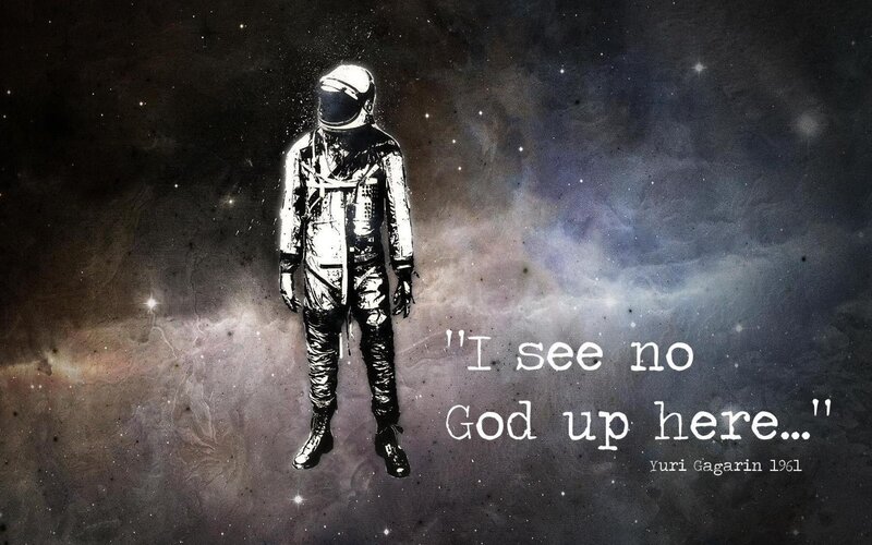 Astronaut in Space — Dramatic