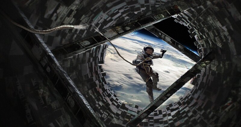 Astronaut in Space — Gray