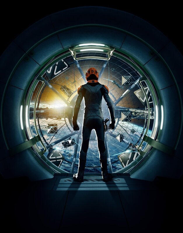 Astronaut in Space Station — Black