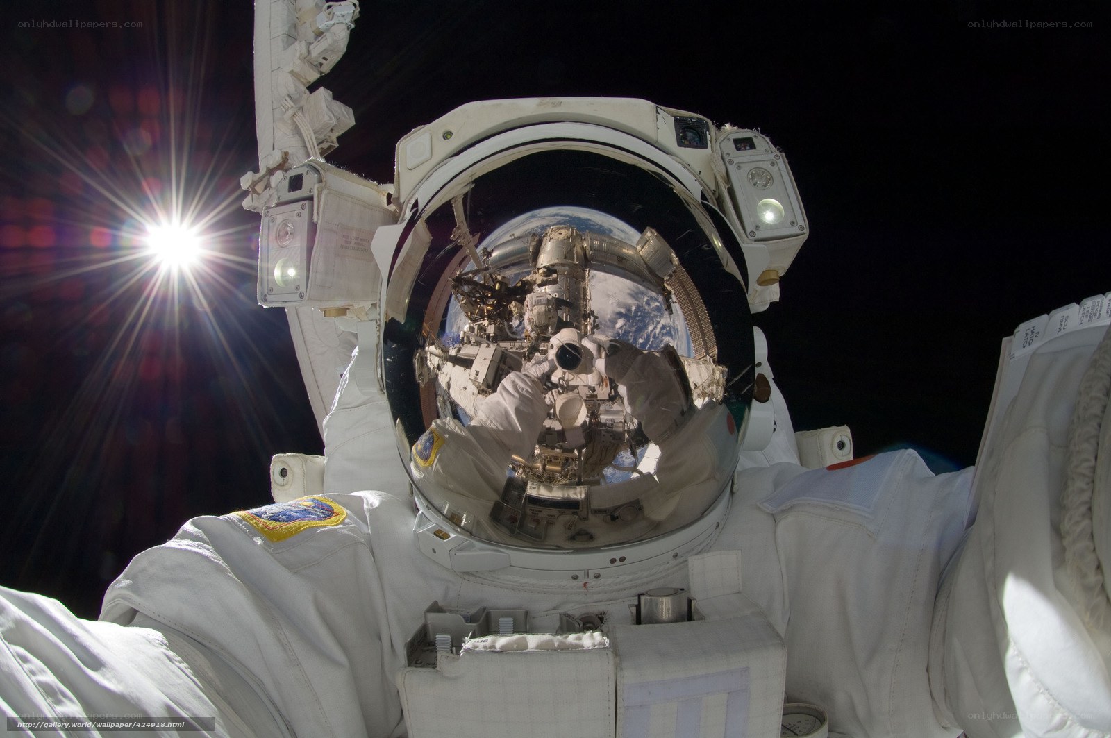 Astronaut in space suit