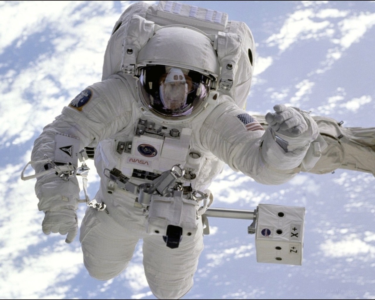 Astronaut in space suit