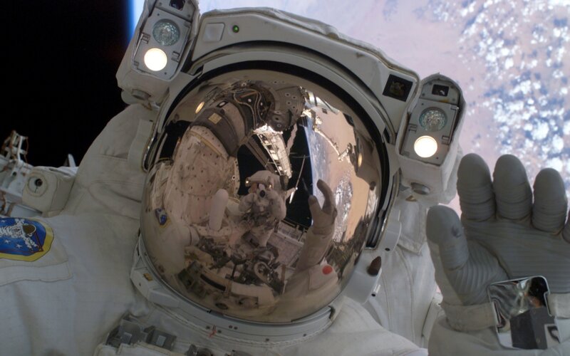 Astronaut in space suit
