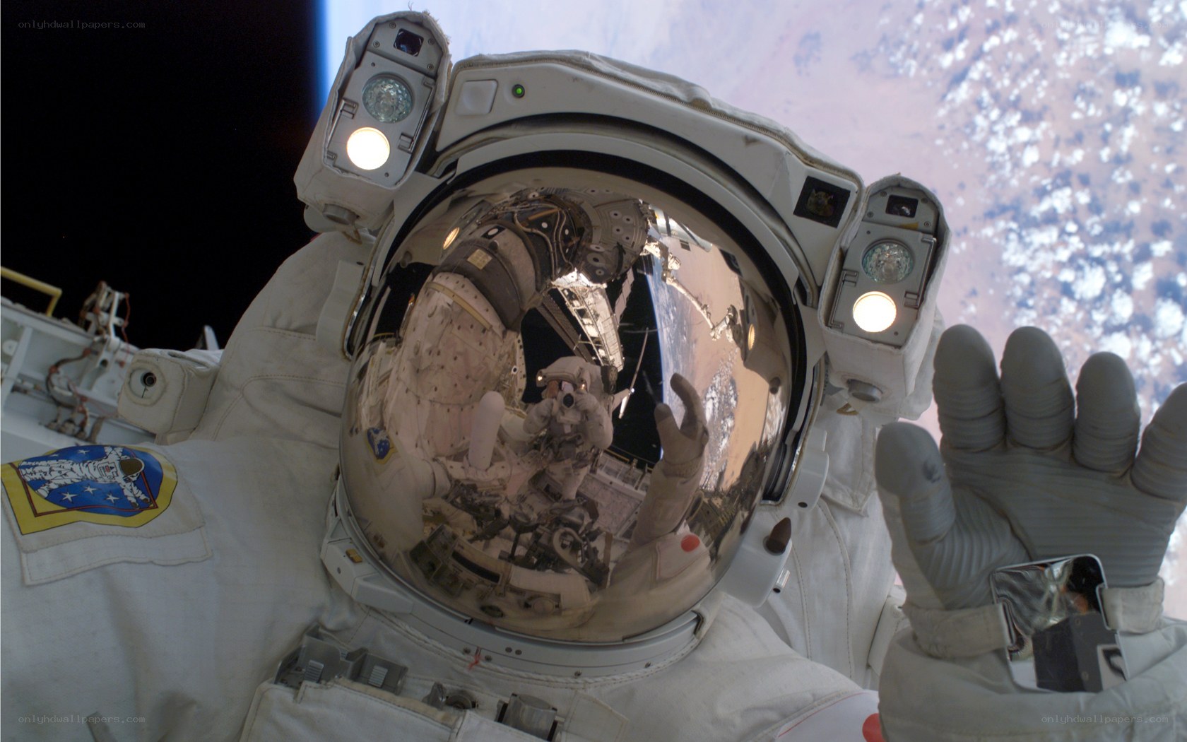 Astronaut in space suit