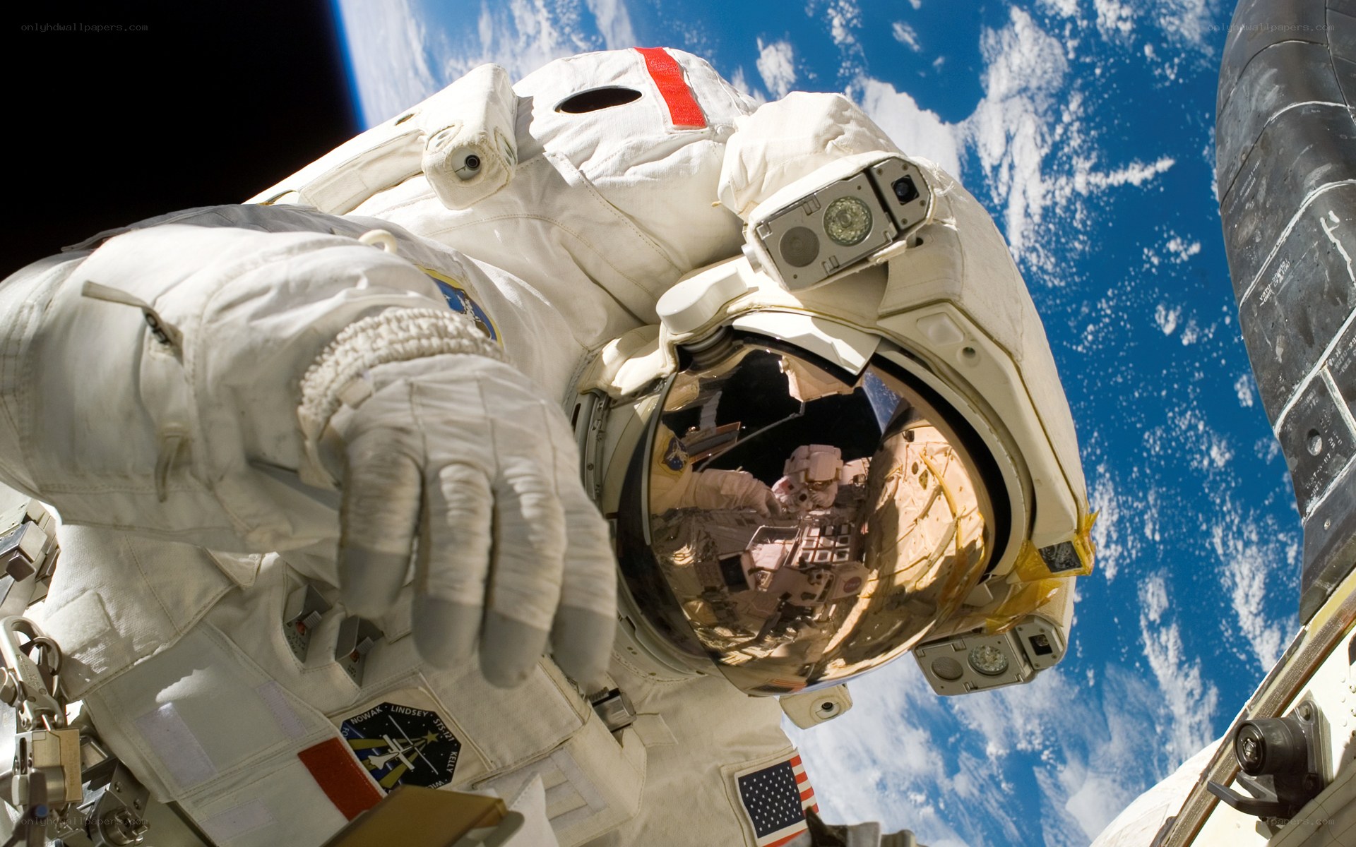 Astronaut in space suit