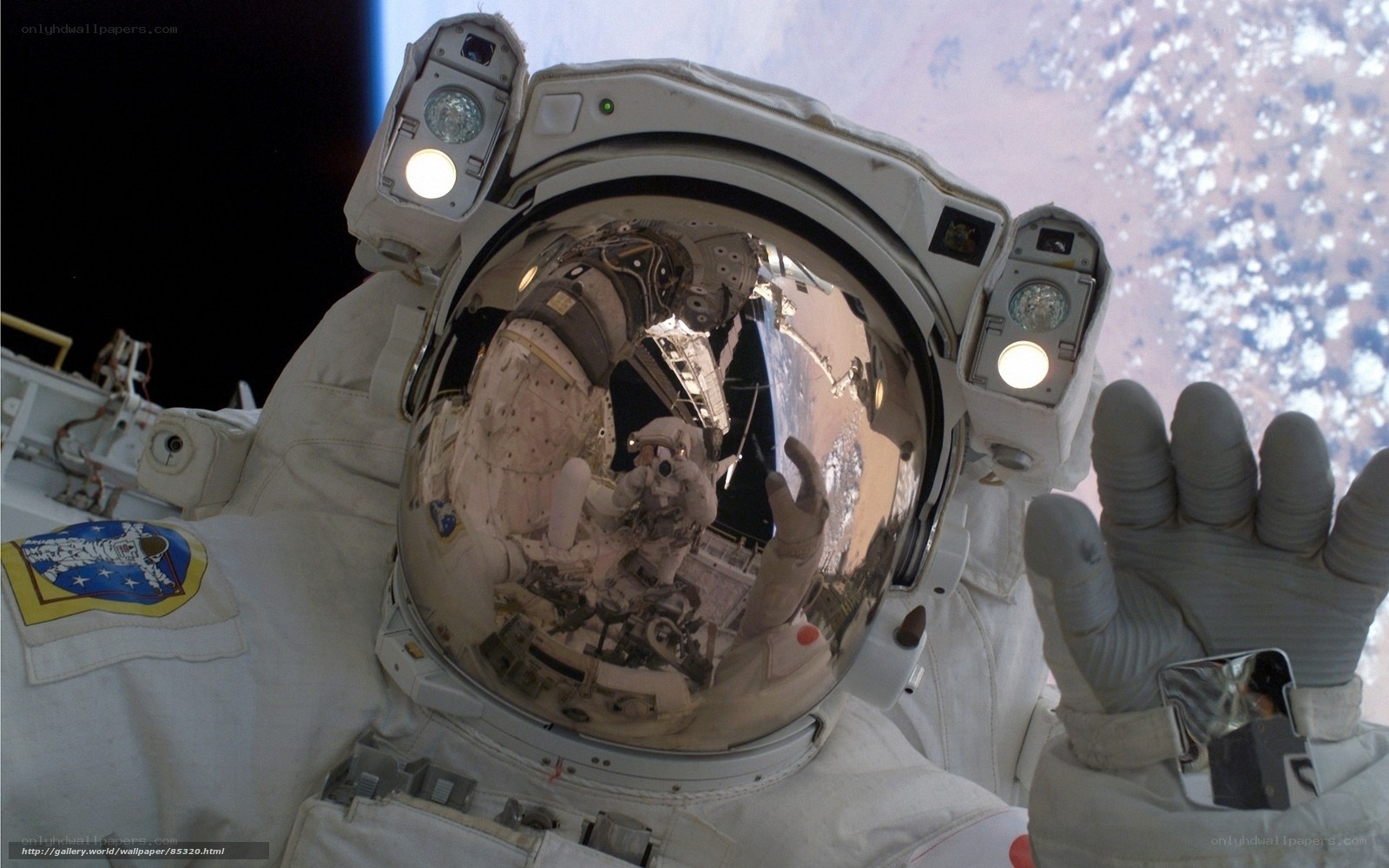 Astronaut in space suit