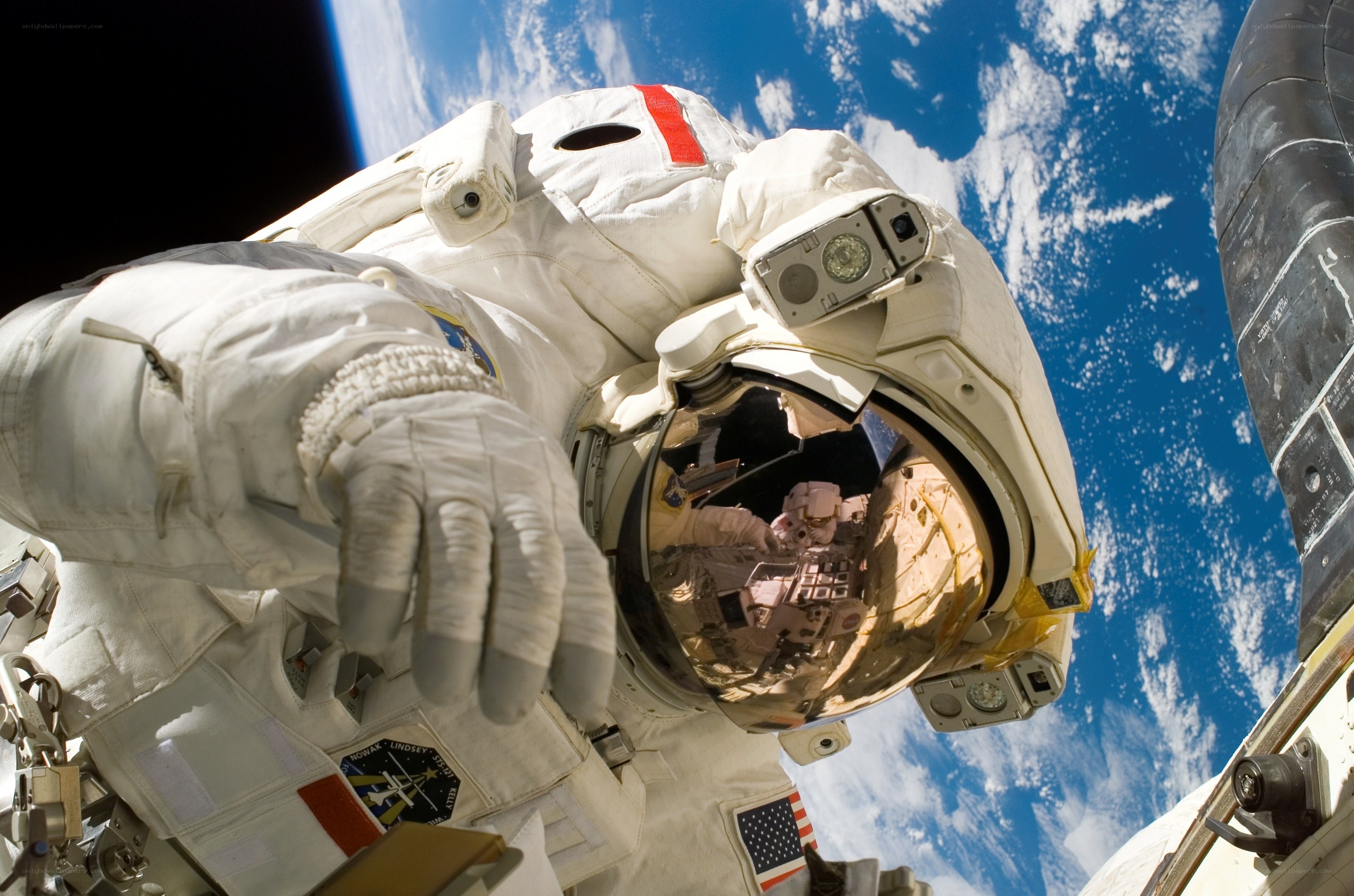 astronaut in space suit