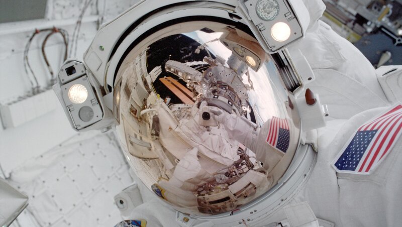 Astronaut in space suit