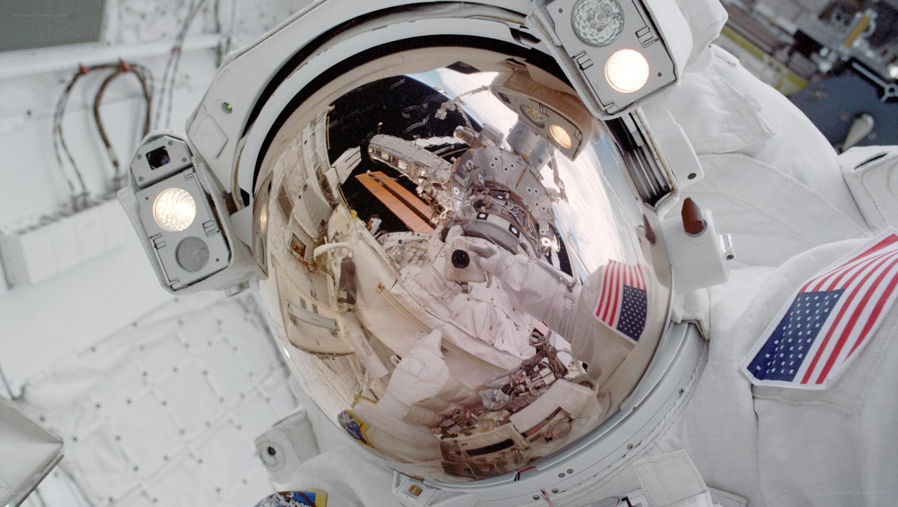 Astronaut in space suit