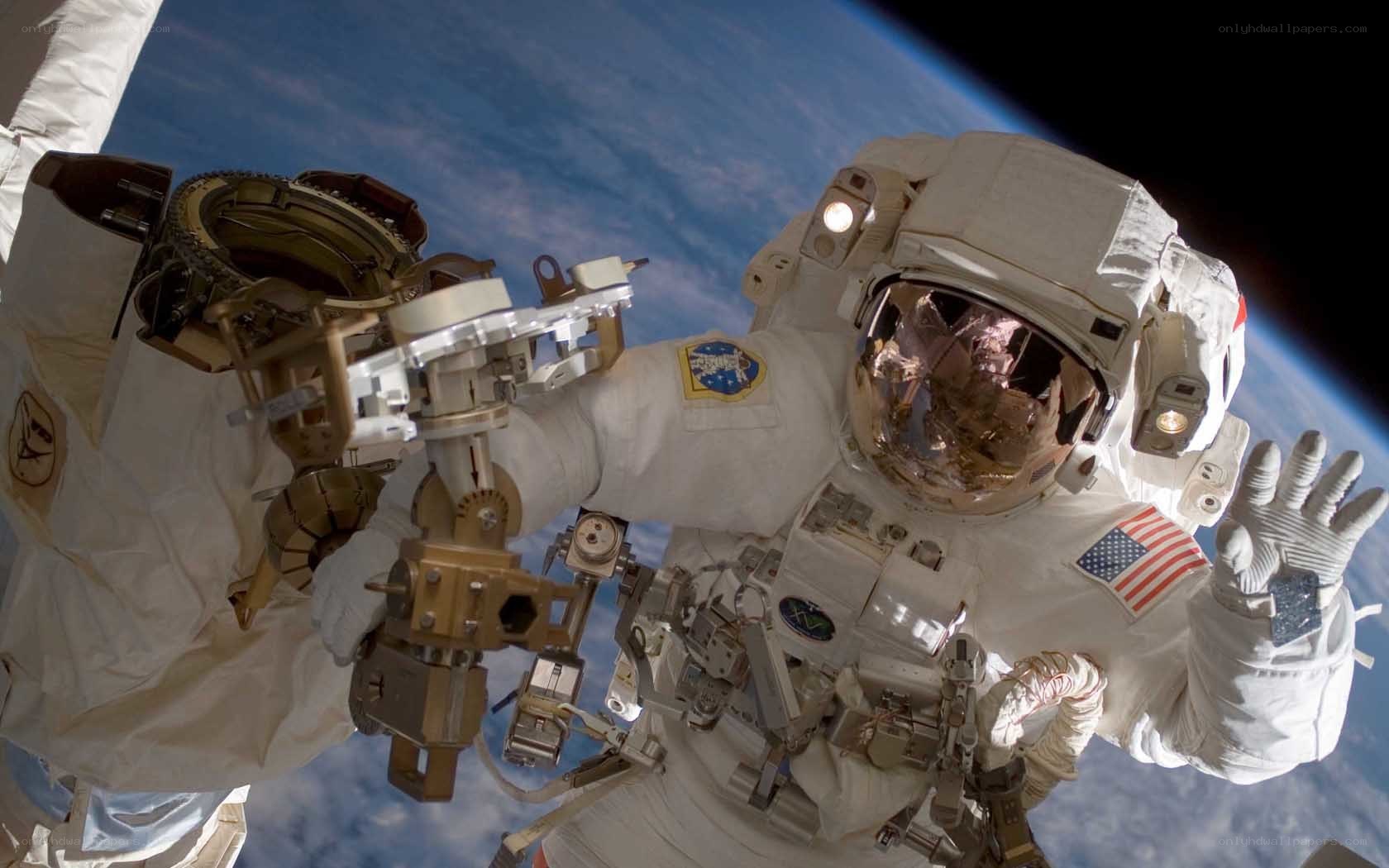 Astronaut in space suit